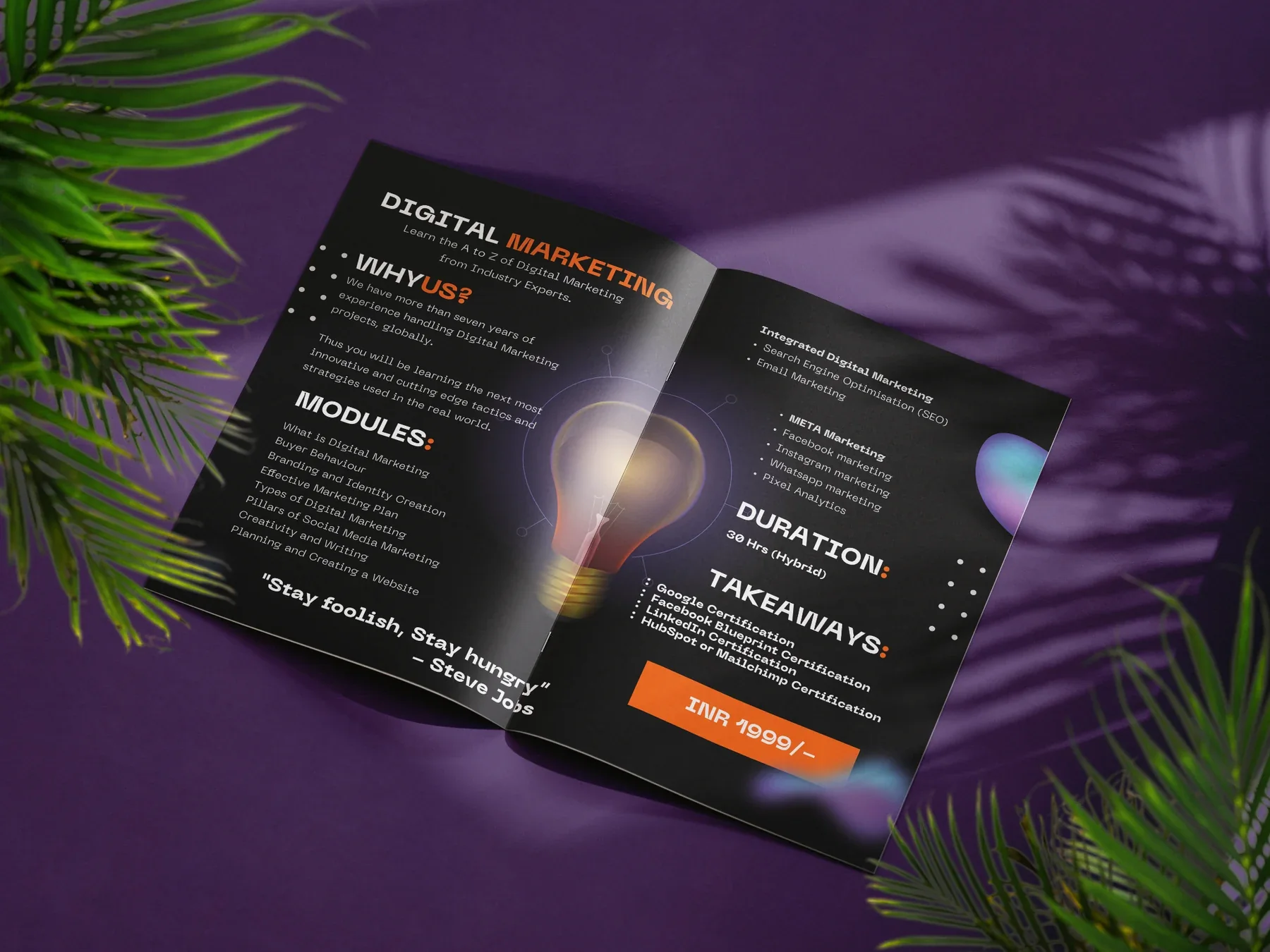 Digital marketing campaign creative